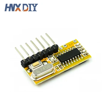 RXC6 433MHz Süperheterodin Kablosuz Alıcı PT2262 Kodu Sabit Arduino / AVR Dıy Modülü Elektronik Diy Kiti PCB kartı