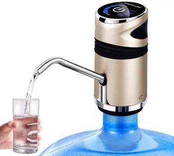 İçme çeşmesi Elektrikli Taşınabilir Su pompalı dağıtıcı Galon içme suyu şişesi Anahtarı Sessiz Şarj Dokunmatik