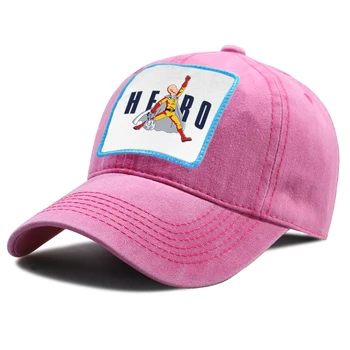Tek Yumruk Adam beyzbol şapkaları Unisex Hip Hop Kahraman Beyzbol Kapaklar Kadın Snapback Şapka Yaz Erkek kamyon şoförü şapkaları Japonya Anime Kap