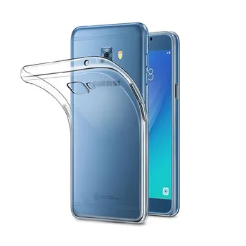 Yumuşak Silikon Temizle TPU Kapak Samsung Galaxy C5 C5000 C5Pro Pro C5010 Şeffaf Kristal Telefon Kılıfları Geri Kabuk GalaxyC5Pro