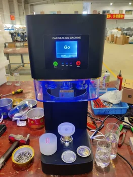 Yeni Teknoloji Tam Otomatik Akıllı Yapıştırma Makinesi Olmayan Döner Plastik PET Teneke Kavanoz Bira Kutuları Mastik Boyutu Özelleştirilmiş