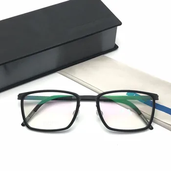 Danimarka Marka Tasarım Titanyum Alaşım Gözlük Çerçeve Hiçbir Vida Kadın Okuma Gözlük Çerçeveleri Erkekler Miyopi Reçete Gözlük