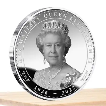 Kraliçe Elizabeth II Anıt Sikke 1926-2022 Majesteleri Kraliçe Elizabeth II Paraları Hatıra Hatıra Parti İyilik