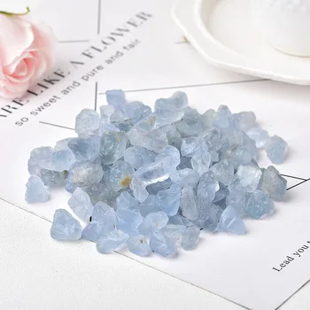 8-12mm Doğal Kristal Kuvars Kiyanit Kaya mineral örneği Ham Kristaller Mavi Kristal şifa taşı Reiki Akvaryum için