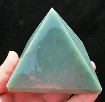 ÜST ! mükemmel Aventurin yeşimi !!çatlaksız !! doğal kuvars kristal piramit