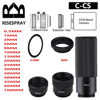 RİSESPRAY'İN 0.5/1/2/5/9/10/20/ C-CS Dağı Lens Adaptörü Halka Uzatma Tüpü CCTV Güvenlik Kamera Fotoğraf için Suit