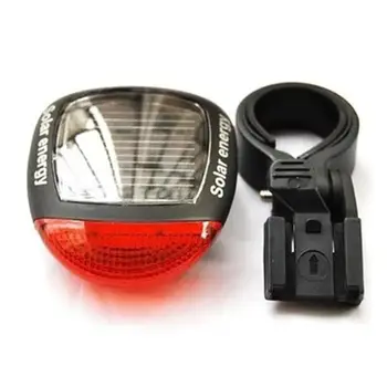LED kırmızı bisiklet güneş enerjisi arka ışık 3 Modları Seatpost lambası şarj edilebilir bisiklet kuyruk arka Alarm otomatik Algılama MTB Enerjili el feneri