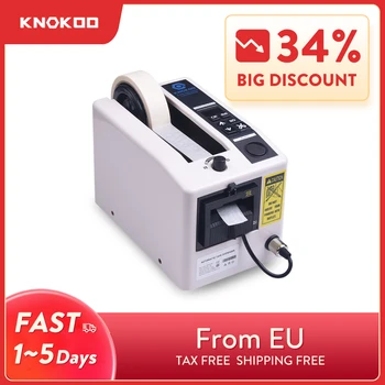 KNOKOO otomatik bant dağıtıcısı, M1000 Elektrik Bandı Kesici Makinesi, 7-50mm Genişlik Bant Kesme Aleti