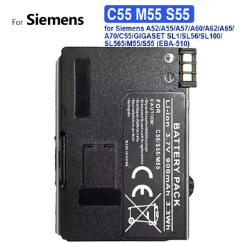 Telefon Pil C55 M55 S55 900mAh Siemens A52/A55/A57/A60/A62/A65/A70/C55/GİGASET SL1/SL56/SL100 / SL565 / M55 / S55 (EBA-510)