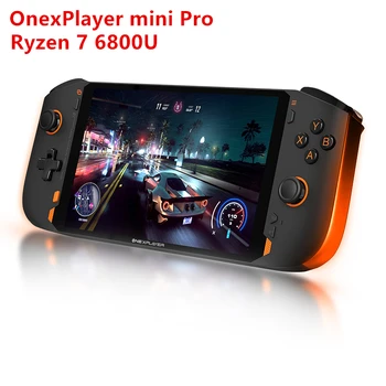 OnexPlayer Mini Pro el video oyunu Konsolu AMD Ryzen 7 6800U 7 İnç GamePlayer Win11 Dizüstü UMPC 1920 * 1200 Dokunmatik Ekran Pc