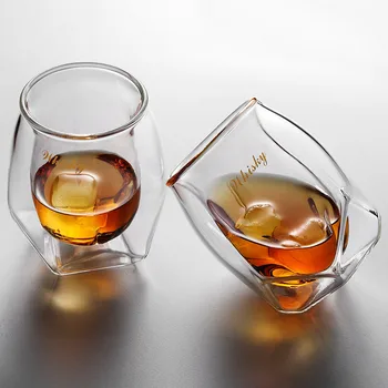 En Kaliteli Ünlü İskoçya viski bardağı Viski Kaya Gözlük şarap kadehi Brendi Snifter Meslek Tadım Bardak Hediye Paketi