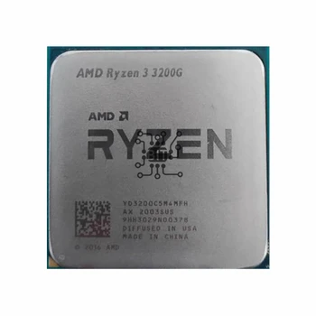 AMD Ryzen 3 3200G R3 3200G 3.6 GHz Dört Çekirdekli Dört İplik 65W CPU İşlemci L3 = 4M YD3200C5M4MFH Soket AM4