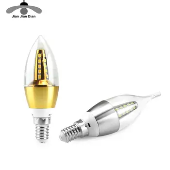E14 LED mum şeklinde ampul ışık E27 enerji tasarruflu lamba 220V 3W 5W 7W E12 B15 B22 Bombilla Lampara Avize Ev Dekorasyon Spot