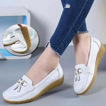 Moda rahat ayakkabılar Kadın Tasarımcı Renkli Loafer'lar LuxuryFemale Flats Sneakers Bayanlar Slip-on Moccasins Zapatos Mujer