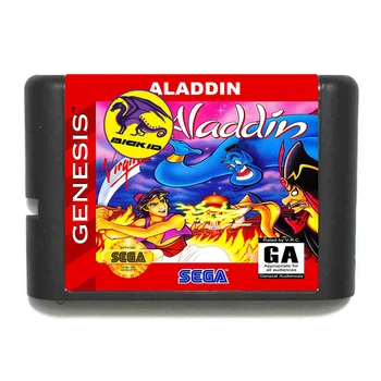 Aladdin MD oyun kartı 16 bit Sega oyun Kartuşu Megadrive Genesis sistemi