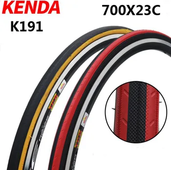 KENDA K191 bisiklet lastiği 700 * 23C Yol bisiklet lastiği 700C bisiklet lastikleri pneu bicicleta maxxi parçaları 8 renkler