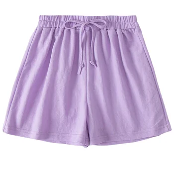 Yaz Kız Şort Yeni çocuk Pantolon Bebek Kız Rahat Düz Renk spor pantolonları