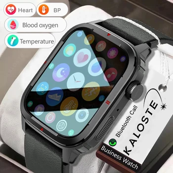 Yeni smartwatch 2022 android giyim erkekler Vücut Sıcaklığı kalp hızı kan basıncı kan oksijen spor Samsung Apple XİAOMİ için