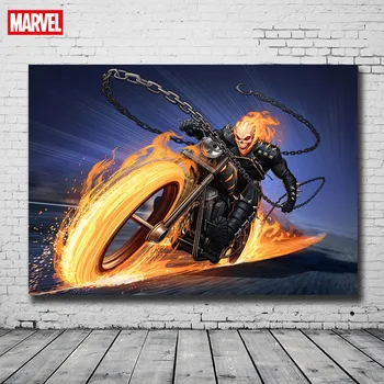 Klasik Bilimkurgu Film Ghost Rider sanat posterleri Tuval Boyama Oturma Odası Yatak Odası Dekorasyon Boyama Cuadros Dekor