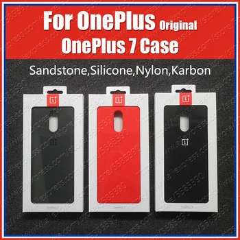 GM1900 Resmi Oneplus 7 Durumda Karbon Naylon Silikon Kumtaşı Yarım 1 + 7 koruma kapağı