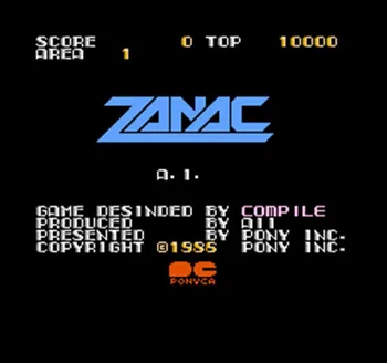 ZANAC 60 Pins 8 Bit Oyun Kartı