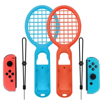 DroppshipingTennis Raketi Nintendo Anahtarı Joy-Con Denetleyici Aksesuarları Oyun Mario Tenis Asları Mavi ve Kırmızı