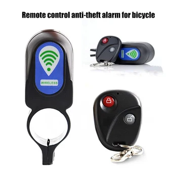 Kablosuz Bisiklet Anti-Hırsızlık alarm zili Uzaktan Kumanda ile Scooter Elektrikli Boynuz güvenlik alarmı Bisiklet Bisiklet Aksesuarları için