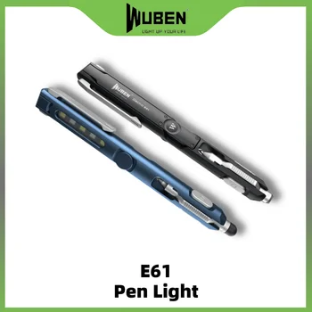 WUBEN E61 LED kalem ışık USB şarj edilebilir el feneri Çok fonksiyonlu Kalem EDC Penlight yazma ev aydınlatma