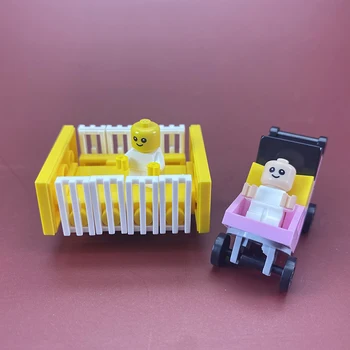 Seti Satış MOC Tuğla DIY yapı Taşı Bebek / Bebek Bebek arabası seti Şişe cty668 Tuğla oyuncaklar çocuk Hediyeler için
