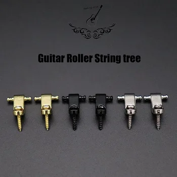 2 adet Gitar Rulo Dize Ağaçları Tutucu Bas Dize Kılavuzları Vidalar ile Elektro Gitar Parçaları