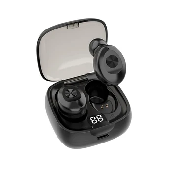 TWS kablosuz kulaklıklar Gerçek Bluetooth 5.0 Kulaklık IPX5 Su Geçirmez Spor Kulaklık 3D Stereo Ses Kulaklık ile Şarj Kutusu