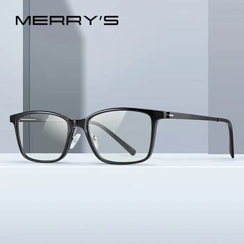 MERRYS tasarım erkekler Anti mavi ışın ışık engelleme gözlük UV400 gözlük bilgisayar alüminyum bacaklar S2504FLG