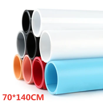 70 * 140 cm/2.3 * 4.6 ft Düz Renk Mat Buzlu PVC Arka Plan Plaka Fotoğraf Arka Plan Bez Su Geçirmez Anti-kırışıklık