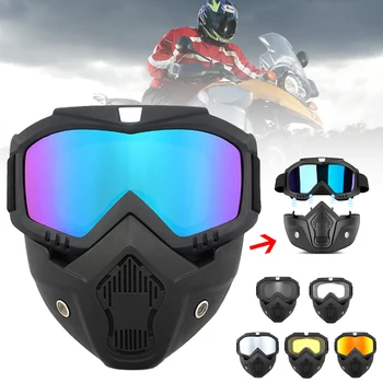 Bisiklet Sürme Motocross Güneş Gözlüğü Kayak Snowboard Gözlük Maske Gözlük Kask Taktik Rüzgar Geçirmez Motosiklet Gözlük Maskeleri