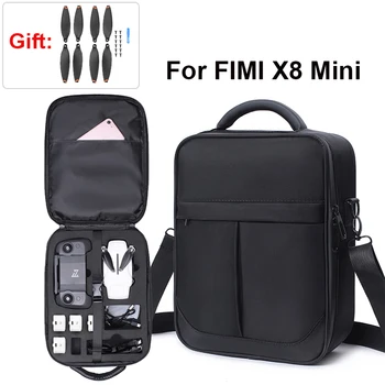 Omuzdan askili çanta için FIMI X8 Mini saklama çantası RC Pil Koruyucu Çanta Seyahat Taşıma Çantası için FIMI X8 Mini Drone Aksesuarları