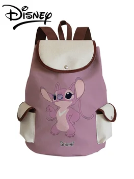 Disney Lilo ve Dikiş Baskılı Çocuk okul çantası Moda Erkek Kız sırt çantası Sevimli İpli Çanta Bayanlar Sırt Çantası Dropshipping