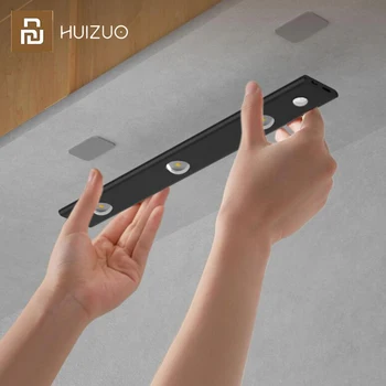 YENİ Xiaomi Huızuo indüksiyon kabine ışık LED şarj edilebilir ışık akıllı insan hareket sensörü ışık çubuğu şarj edilebilir duvar lambaları