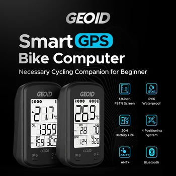 GEOİD CC400 Akıllı GPS Bisiklet Bilgisayar Kablosuz Kilometre Su Geçirmez Yol MTB Bisiklet Bluetooth ANT + Binici Bilgisayar Aksesuarları