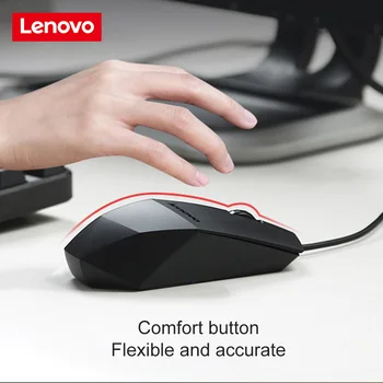 Lenovo M300 Kablolu Fare Kablosuz Fare Bilgisayar Bluetooth Fare Taşınabilir Ofis Oyun Fare 1000DPI Laptop Aksesuarları için