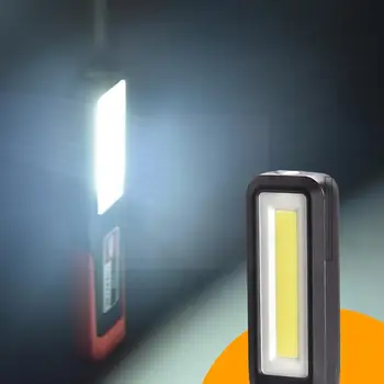 Şarj edilebilir Kamp Fenerler Taşınabilir Aydınlatma ABS COB LED Lamba Torch Manyetik Çalışma El Feneri Şarj Edilebilir Kanca El Feneri F3L1