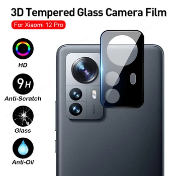 3D Arka Lens Koruyucu Cam Ekran Koruyucu İçin Xiaomi 12 Pro 12X Temperli Cam Xiaomi Mi 12 mi12 12pro Kamera Korumak