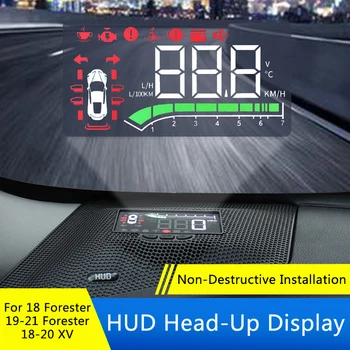 QHCP Araba Güvenli Sürücü Head Up Ekran HUD HD Projektör Gizli Tasarım Subaru Forester 2018 İçin 2019 2020 2021 XV 2018 2019 2020