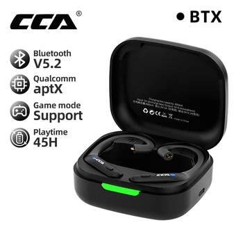 CCA BTX Kablosuz Kulaklık Kulak Kancası Modülü Bluetooth Uyumlu 5.2 Kulaklık HiFi Spor Oyunu Gerçek kablosuz bluetooth Kulaklıklar