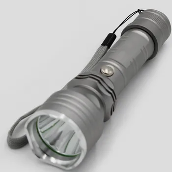 Taşınabilir XPE 350 Lümen LED ışık el feneri 3 modu Gri Torch lambası Lanterna