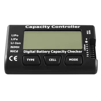 Evrensel RC CellMeter-7 Dijital Pil Kapasitesi Checker LiPo LiFe Li-ion Nicd NiMH Pil voltmetre Kontrol