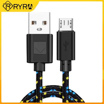 RYRA 2 M mikro USB kablosu Hızlı Şarj USB Veri kablo kordonu Samsung S6 Xiaomi Redmi Not 4 Android Mikro Usb cep telefonu kablosu