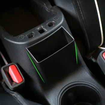ABS Merkezi Konsol Kol Dayama saklama kutusu tutucu Palet Kapak Trim için Jeep Pusula 2017-2019 İç Araba Styling Aksesuarları