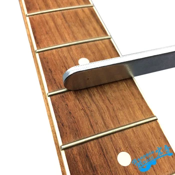 Gitar Bas Profesyonel Araçları Fret Dosya Gitar Fret Taçlandıran Luthier Dosya Alaşım Dar Çift keskin uçlu Aracı