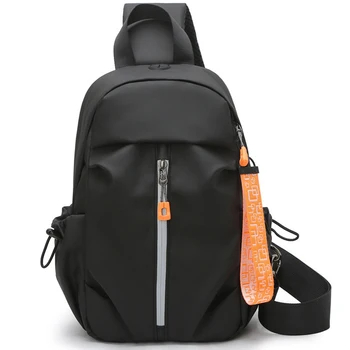 Erkek Yeni Rahat Moda basit omuz çantası Seyahat Spor Açık Messenger Paketi Crossbody Sling Göğüs Çanta Paketi Erkek Kadın İçin