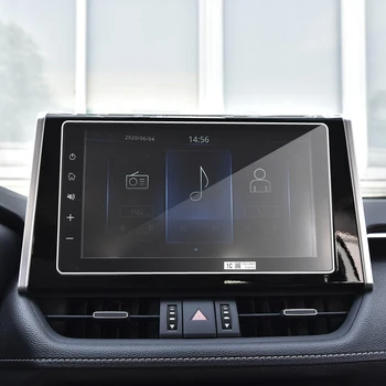 GPS Navigasyon Temperli Cam Ekran Koruyucu Araba Merkezi Kontrol Ekran koruyucu film Toyota RAV4 RAV 4 2019 2020